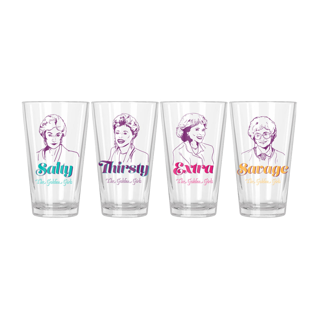Golden Girls 4pc. Pint Glass Set