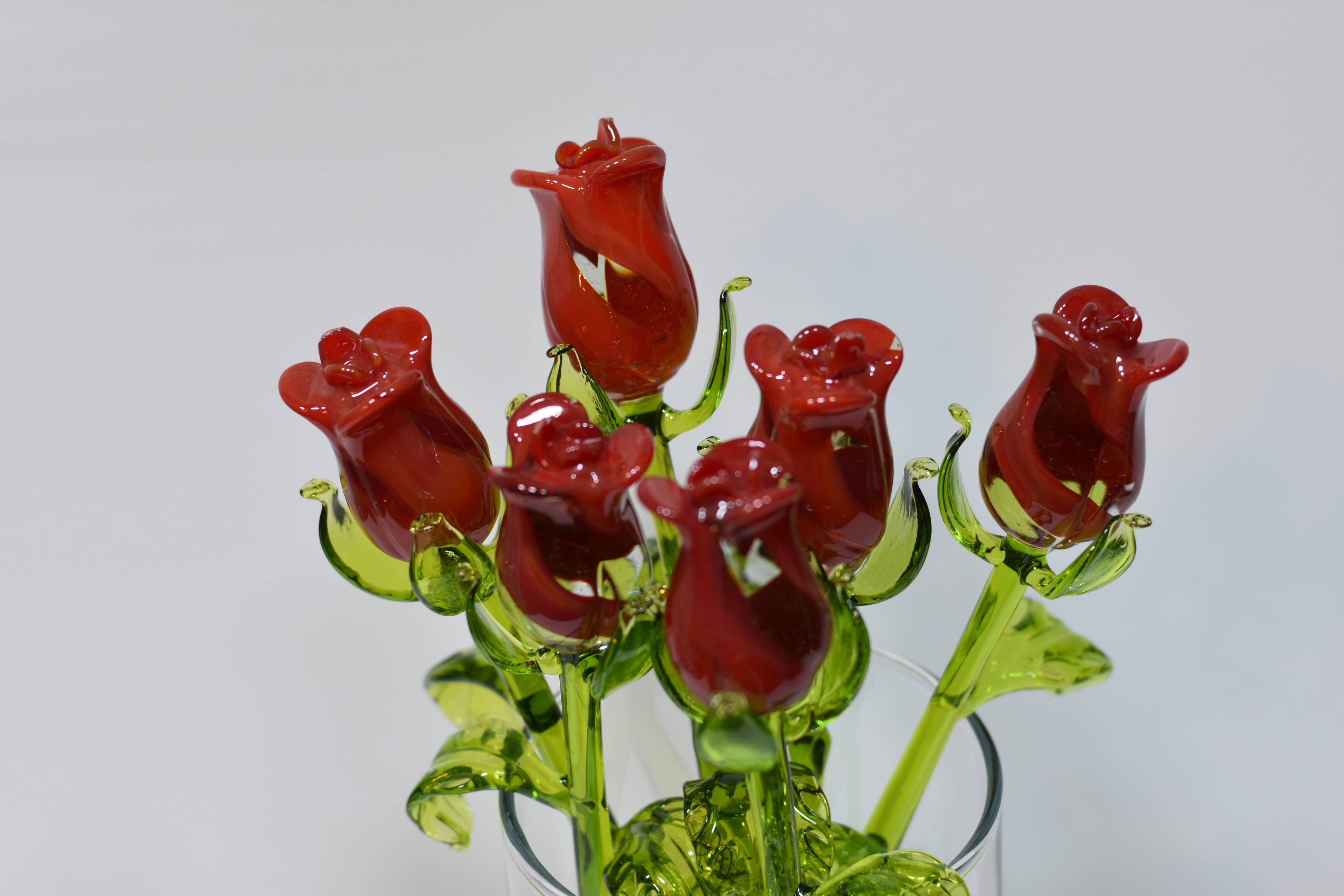 Glass by Iness - Long Stem Glass Roses