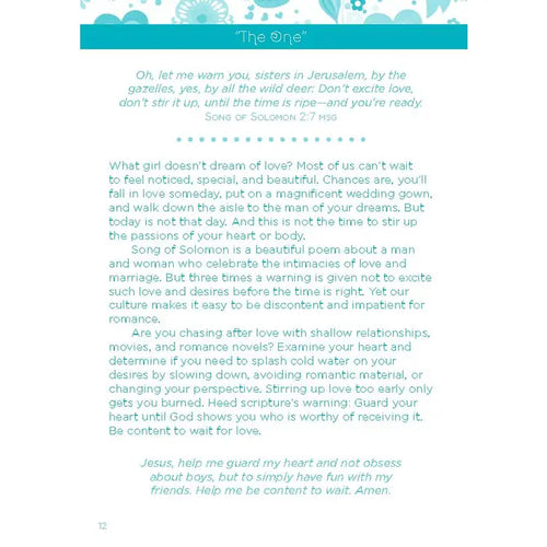 3 Minute Daily Devotions for Teen Girls