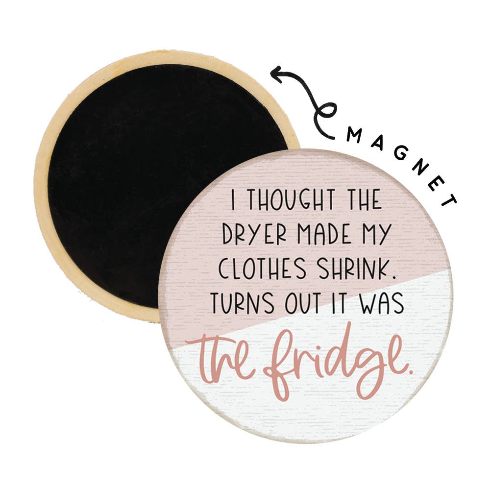 I Thought The Dryer Made My Clothes Shrink..Magnet