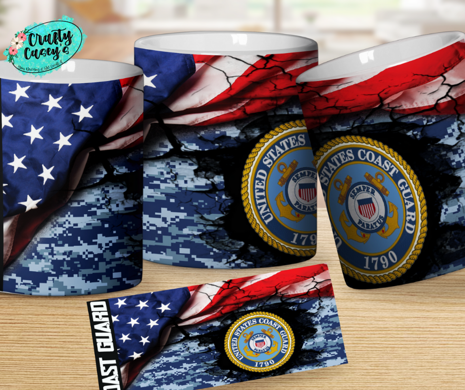 U.S. Coast Guard Military Coffee Cup