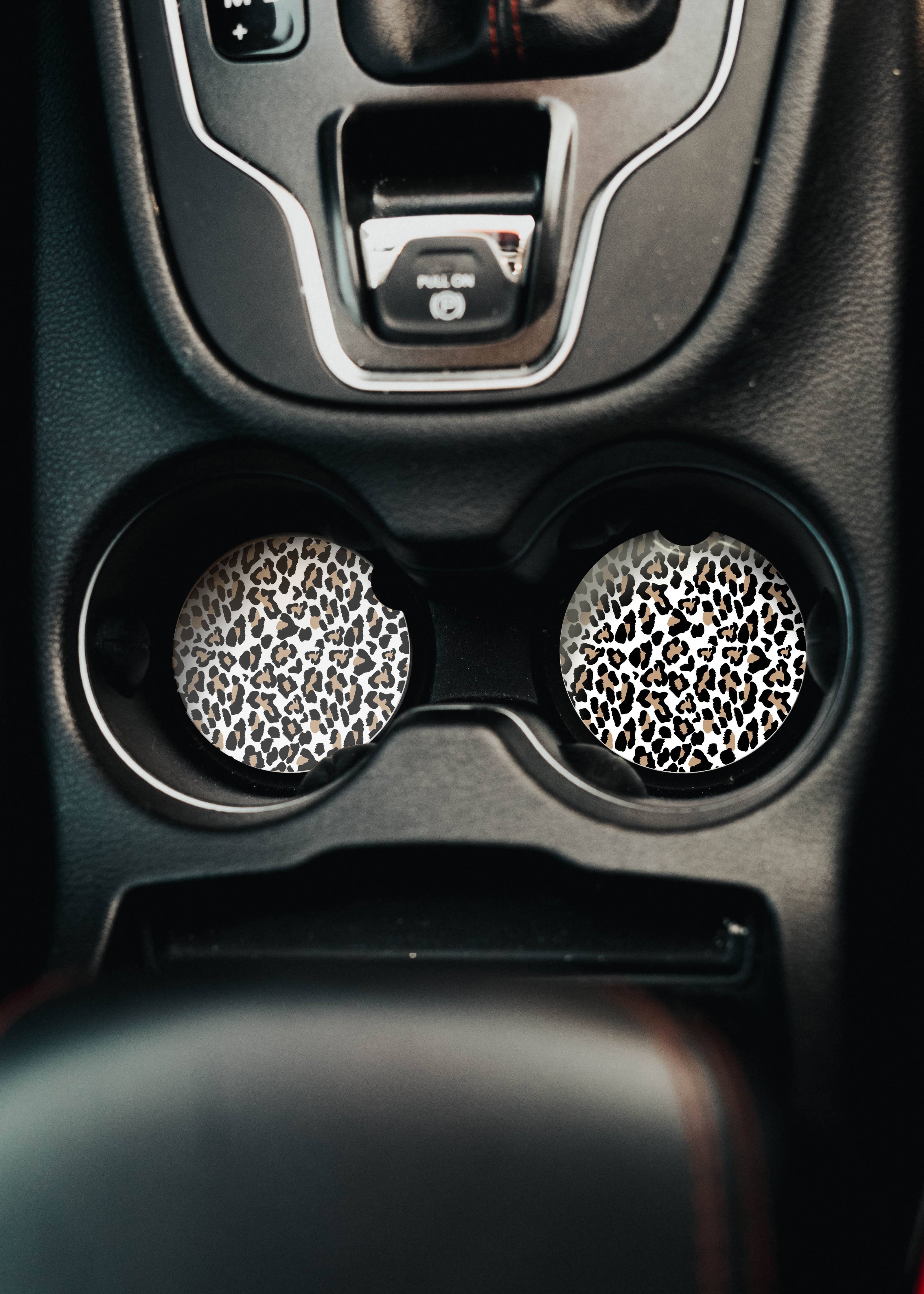 Classic Leopard Car Coaster