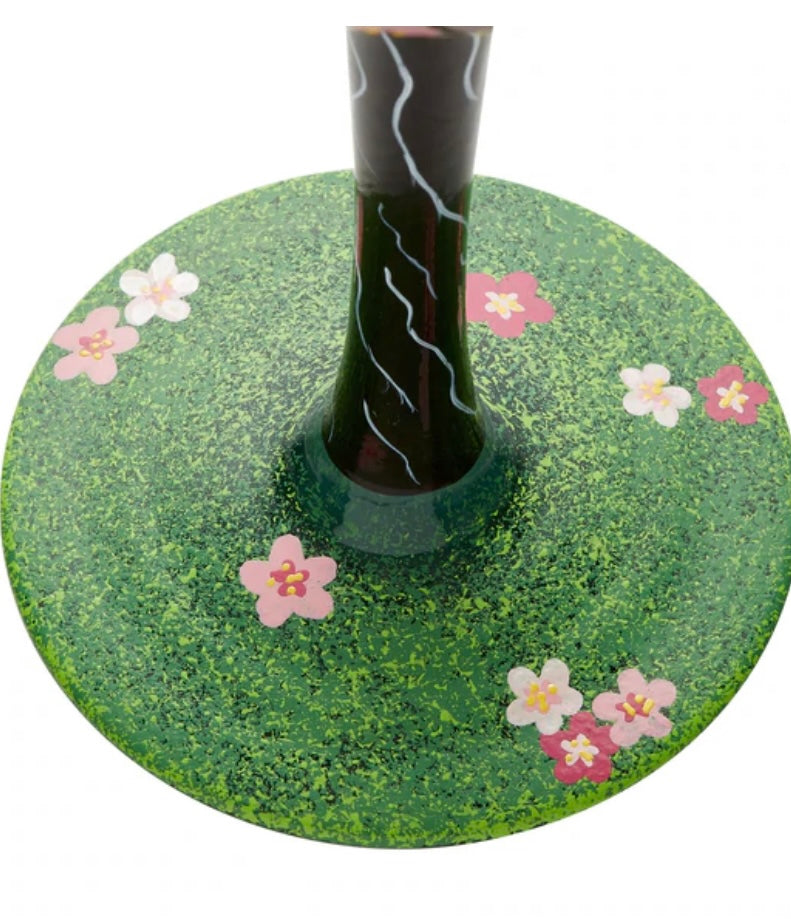 “CHERRY BLOSSOM” Lolita WINE GLASS, 15 OZ.