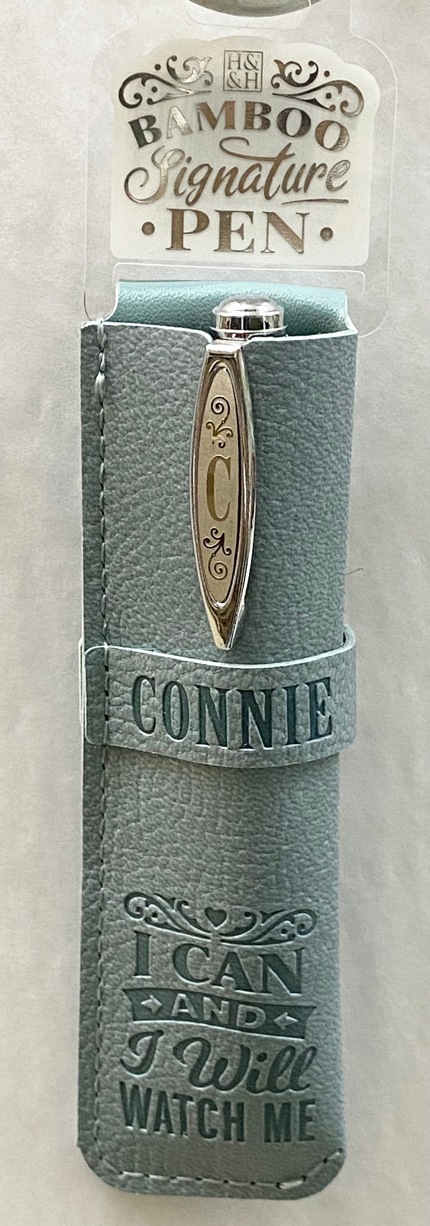 Connie Bamboo Name Pen