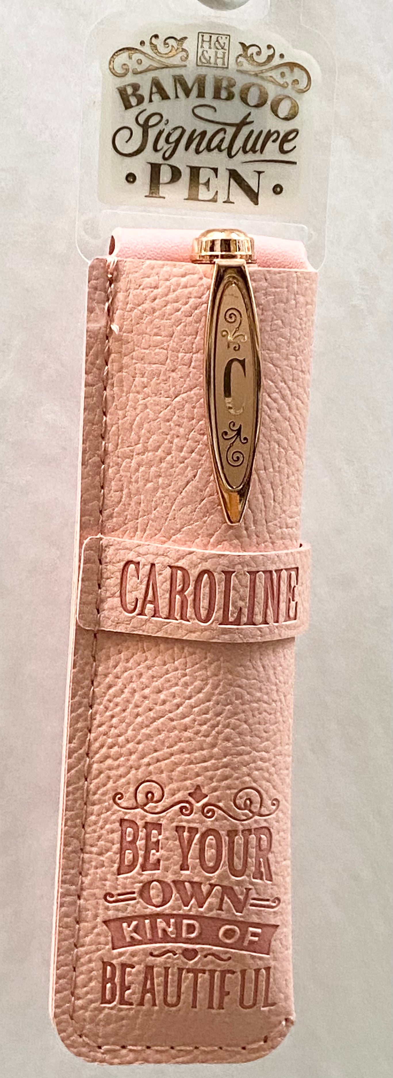 Caroline Bamboo Name Pen