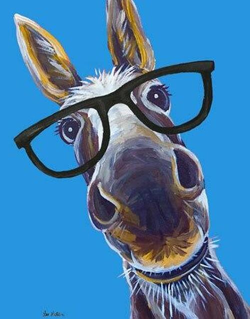 Donkey Tin Sign
