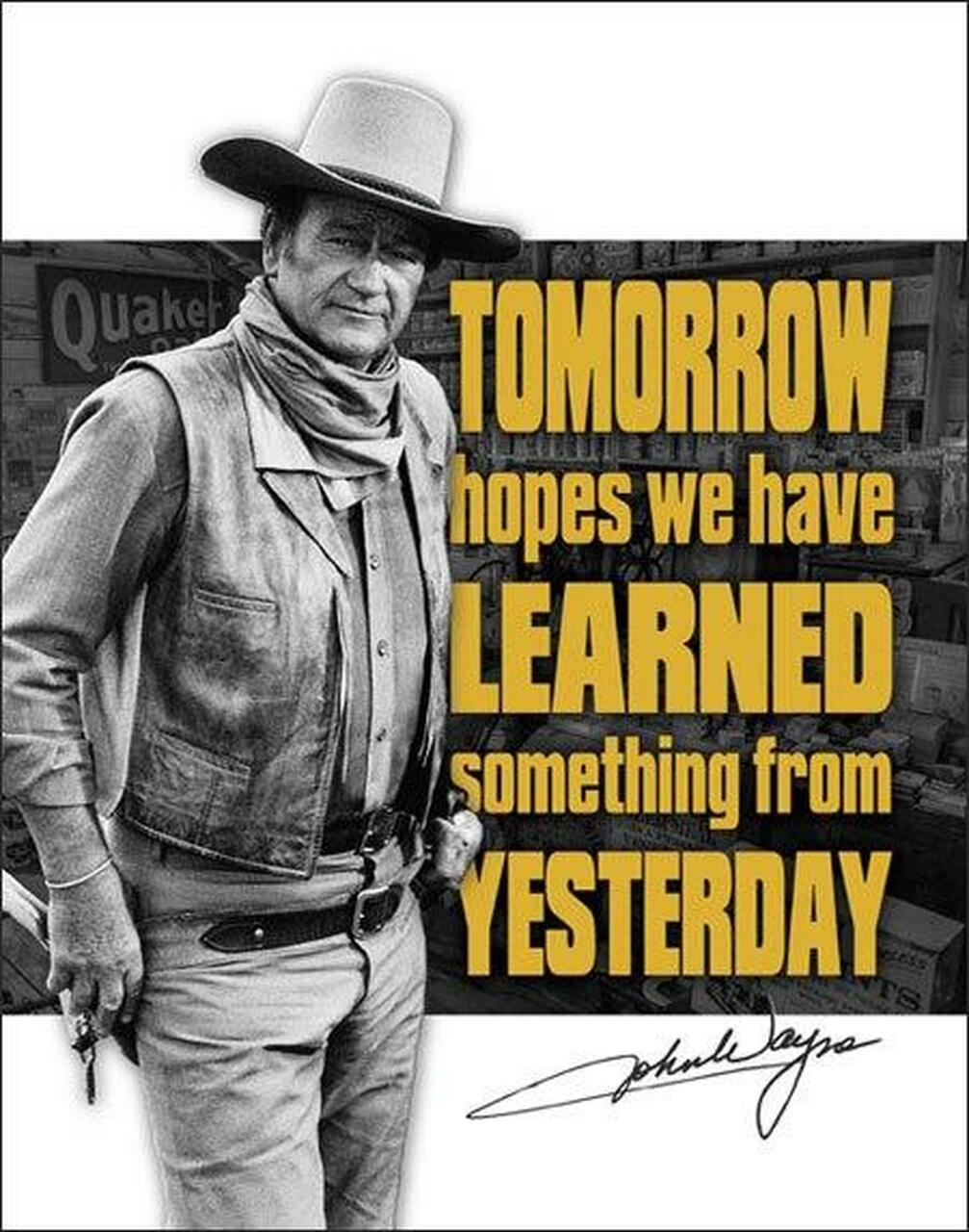 Tomorrow Hopes We Have..Tin Sign